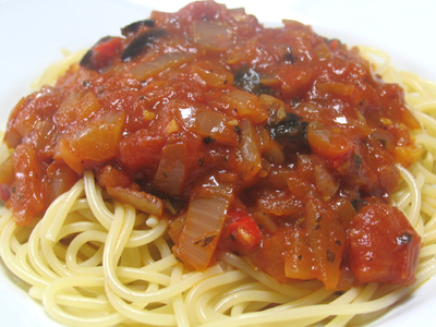 娼婦風パスタ「プッタネスカ」 娼婦風パスタ「プッタネスカ」